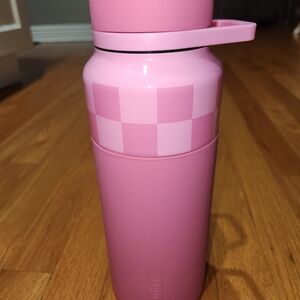 Brumate Rotera x Krista Horton Pink Checkered Water Bottle 35oz